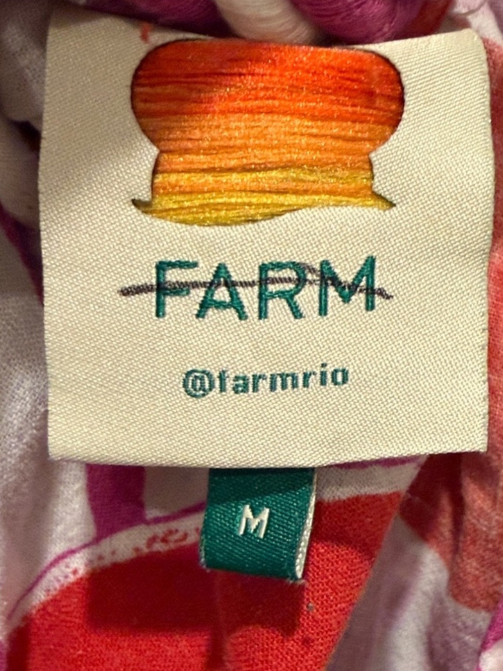 FARM Rio Maia Wide Leg Linen Jumpsuit M - Picture 6 of 6